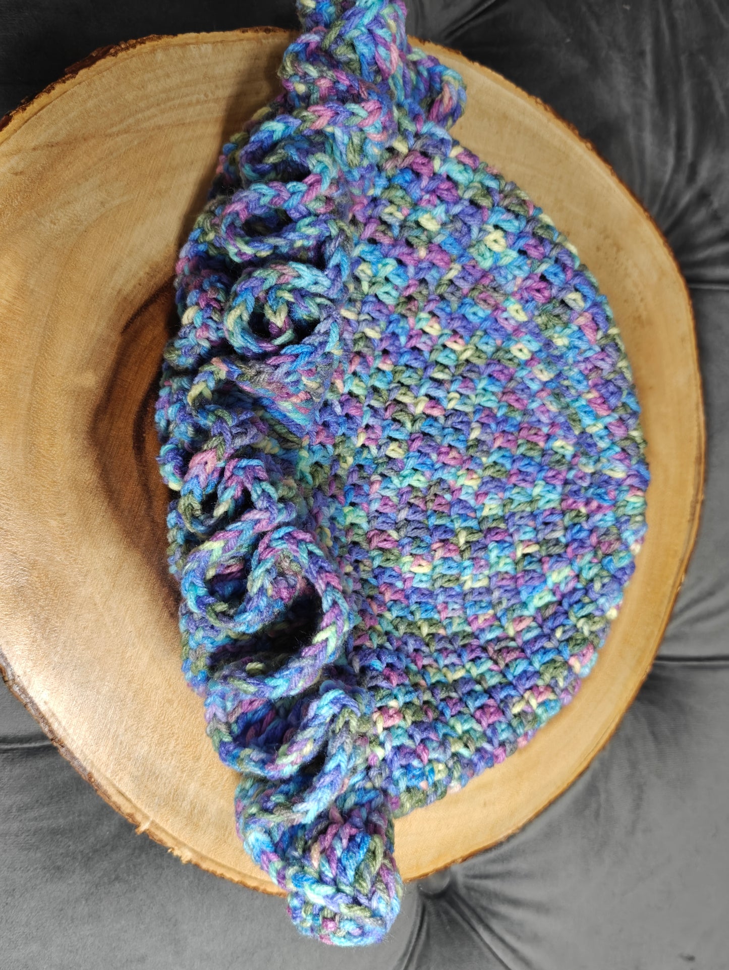 Lovely Crochet Ruffle Hat