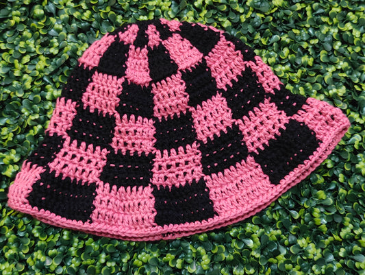 Checkered Bucket Hat