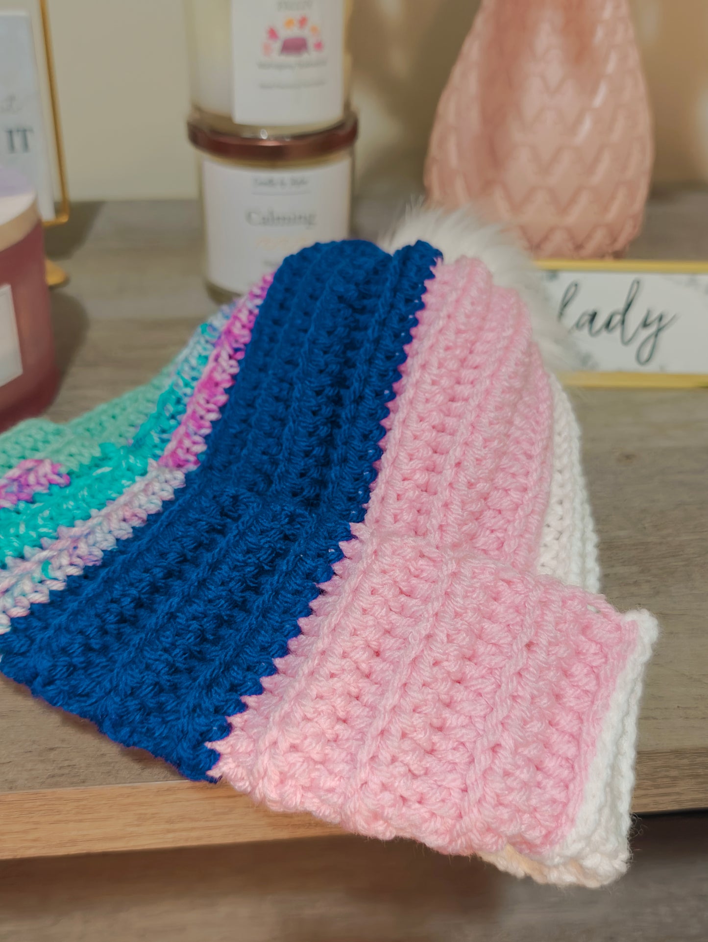 Lindor Hat and Enchanting V Scarf Matching Set