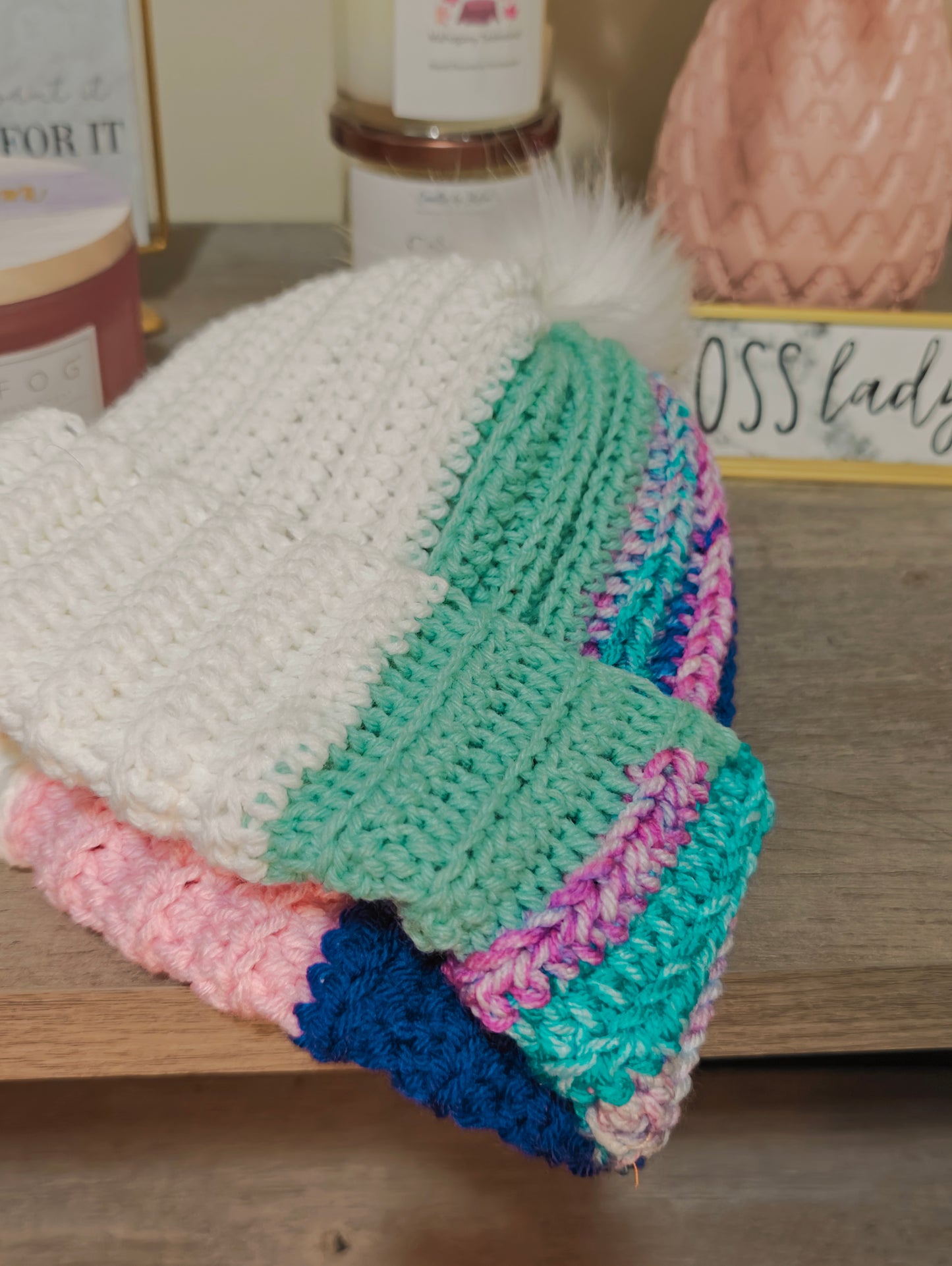 Lindor Hat and Enchanting V Scarf Matching Set