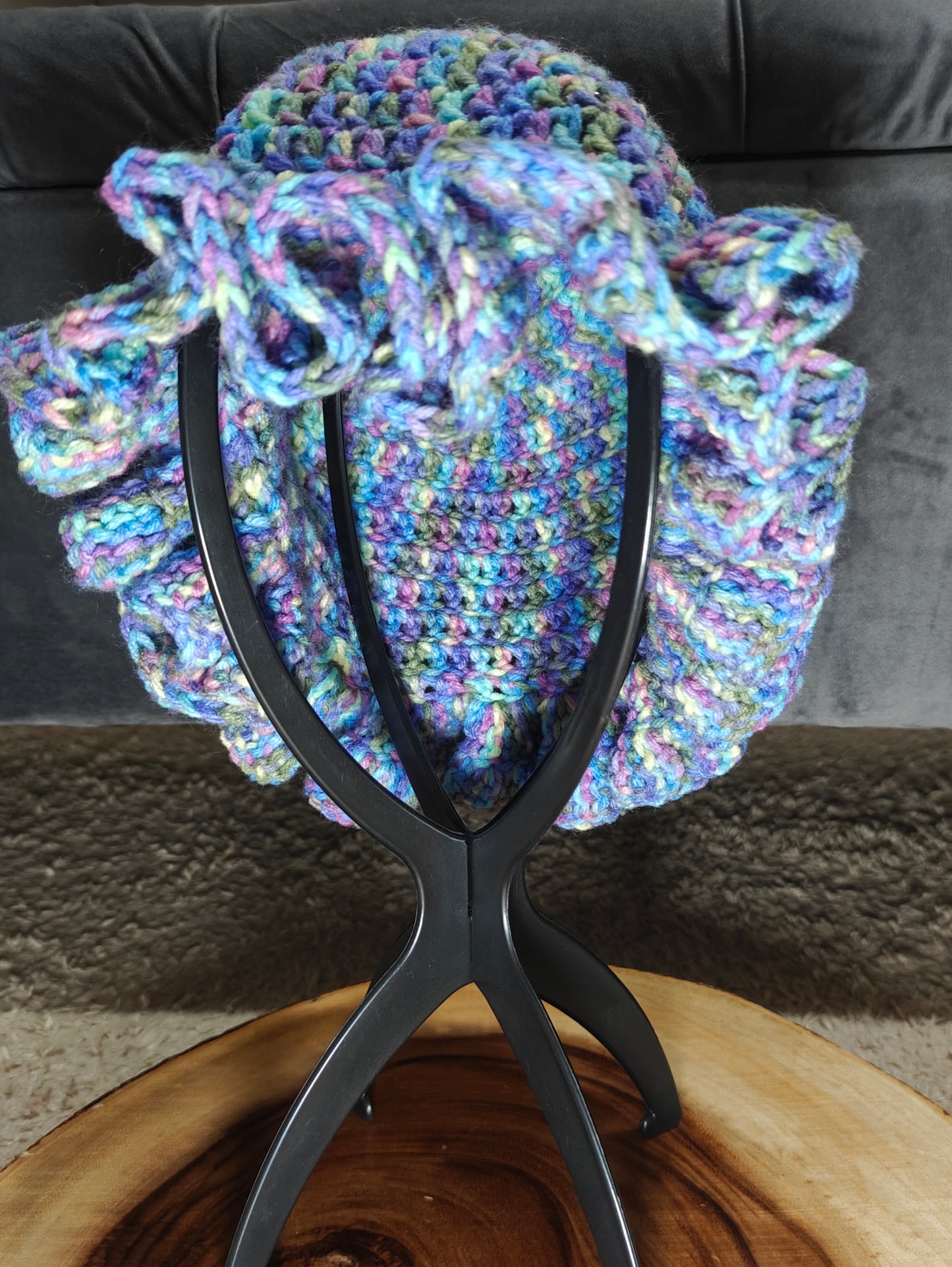 Lovely Crochet Ruffle Hat