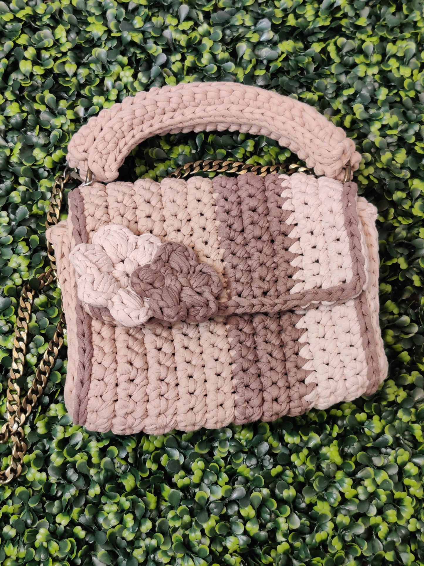 Daisy Crochet Bag