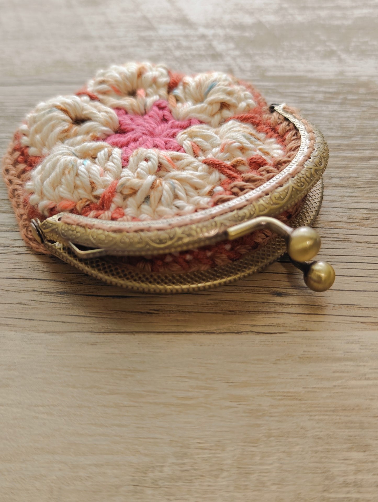 African Flower Granny Coin Pouch