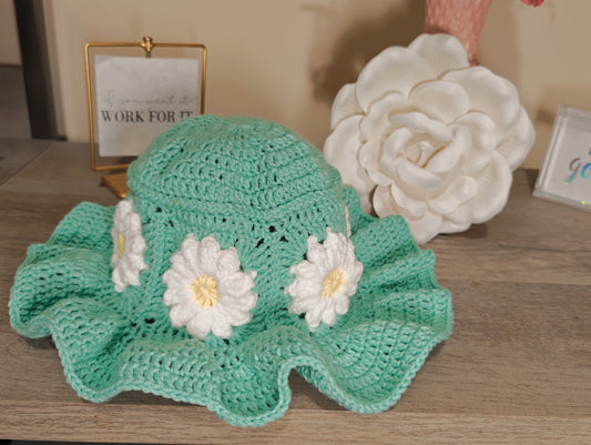 Daisy Granny Square Hat