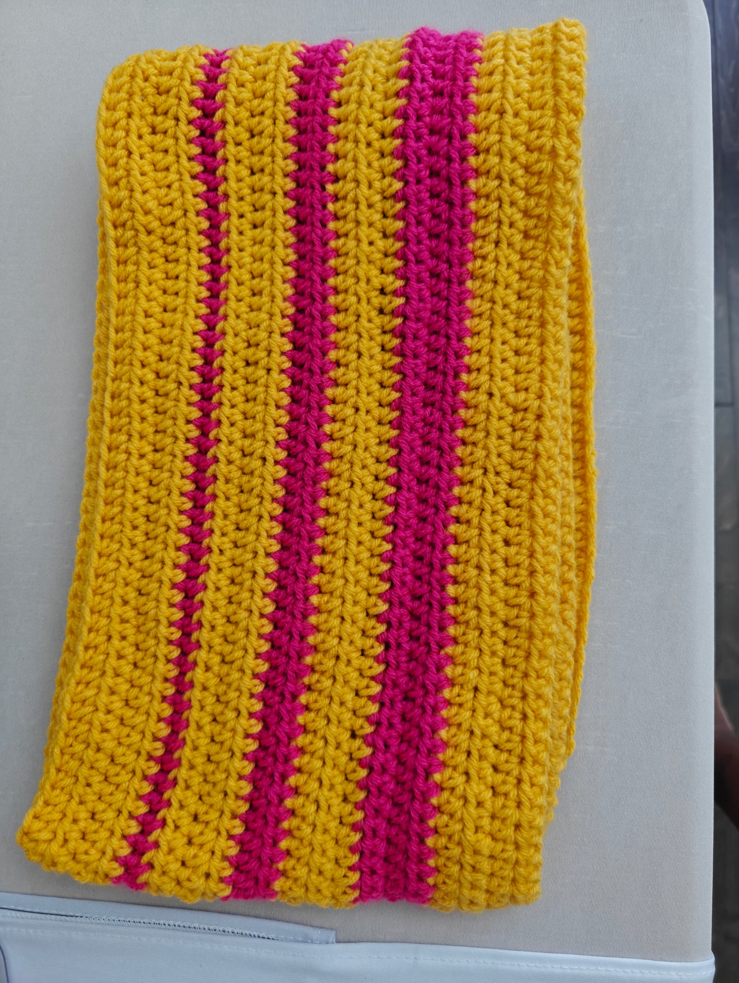 Ruffle Hat and Scarf Matching Set