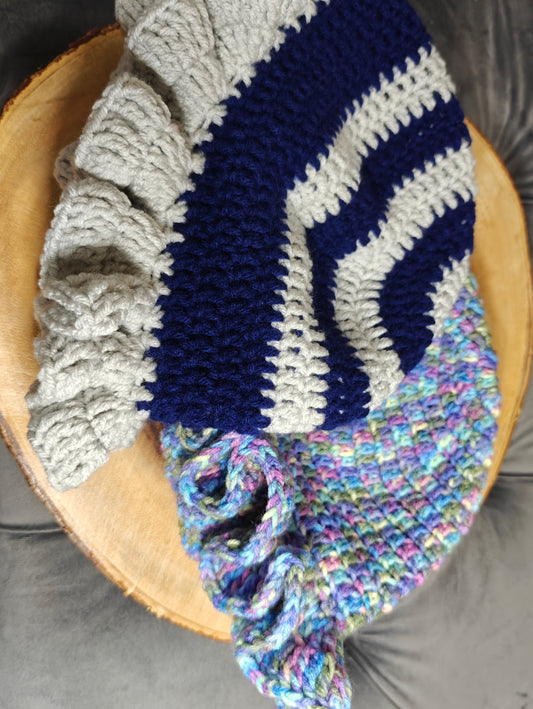Lovely Crochet Ruffle Hat