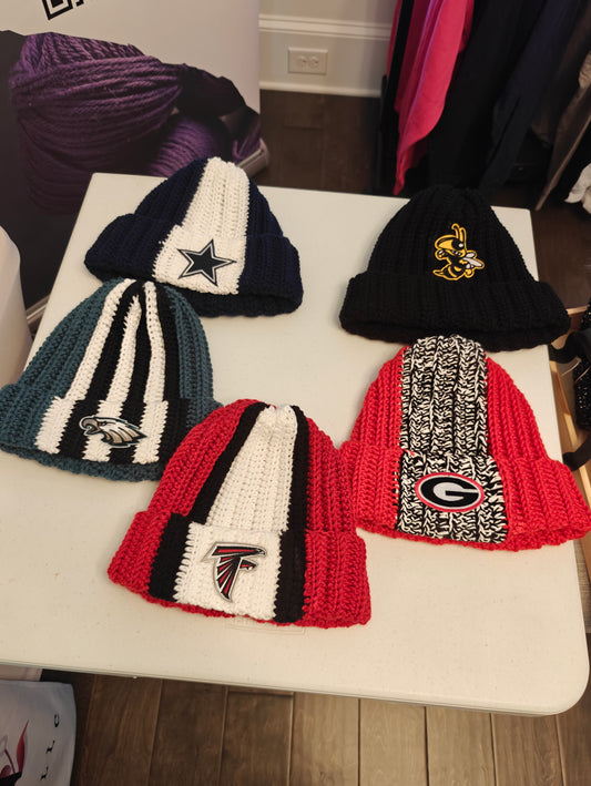 Crochet Teams Hats