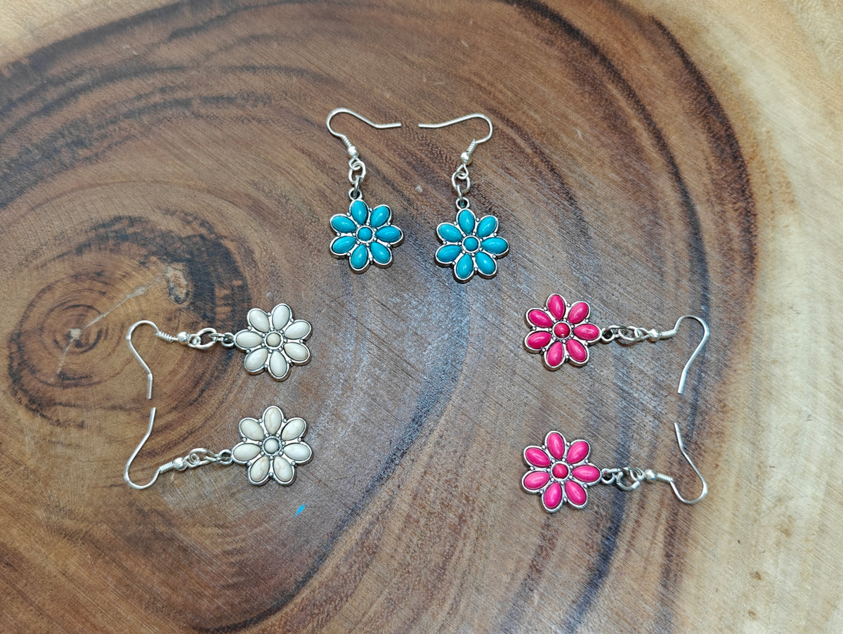 Bloom Pop Floral Dangle Earrings