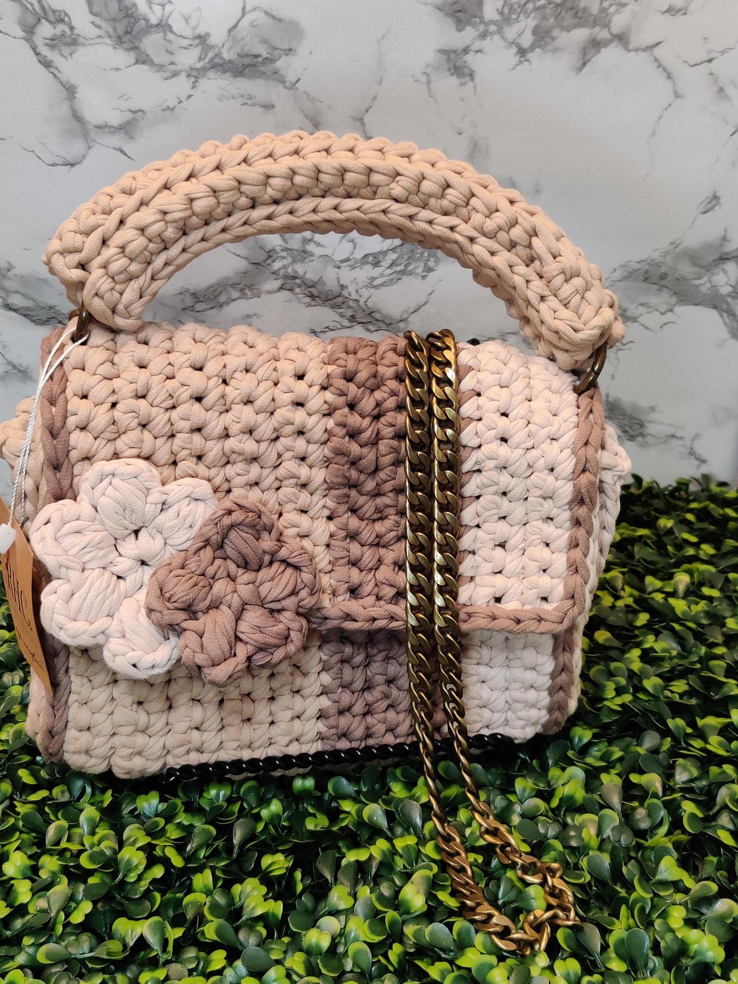 Daisy Crochet Bag