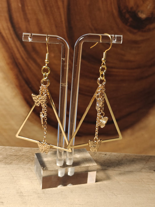 Mystic Triangle Earrings