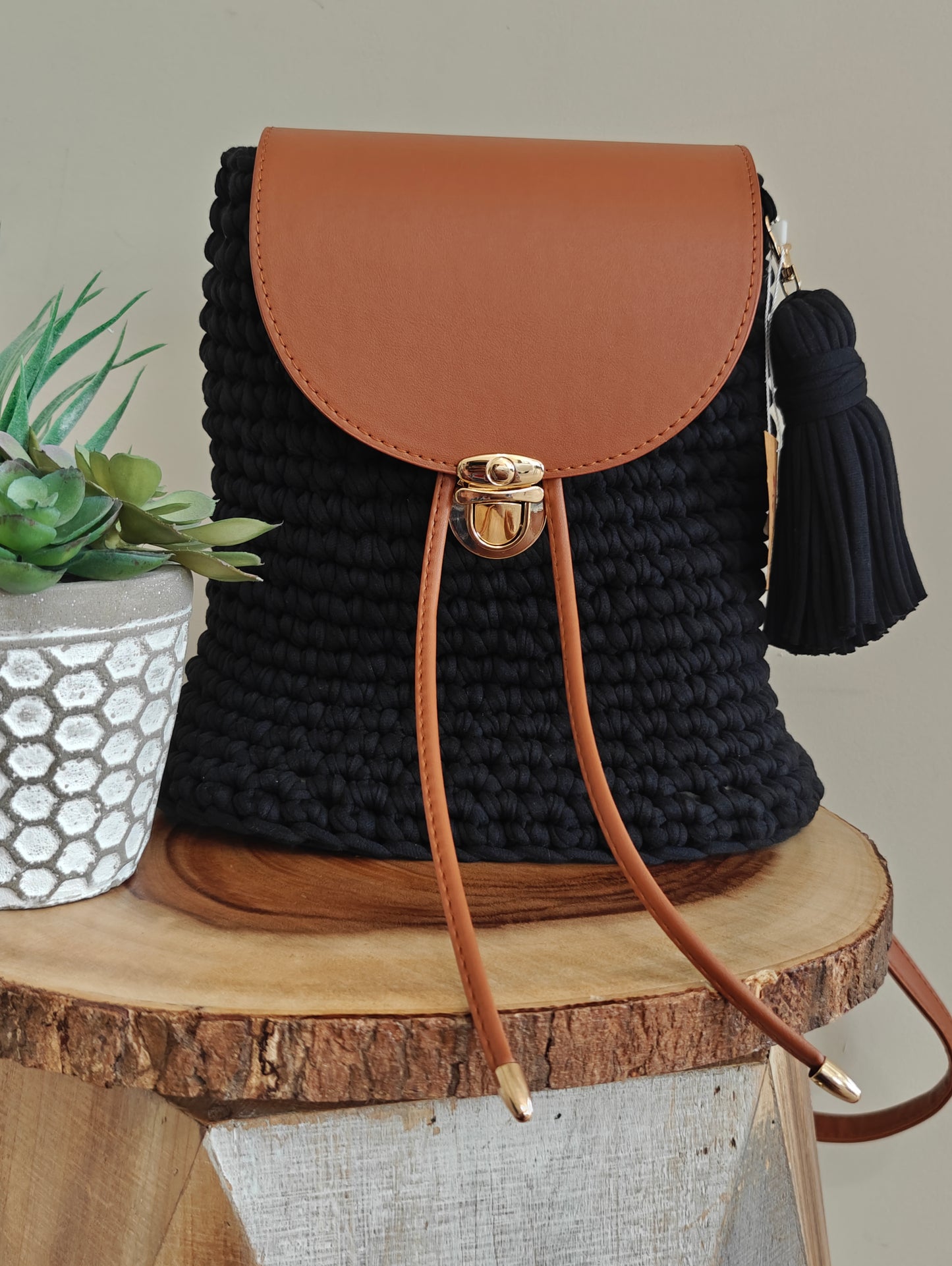 Cara Crochet Backpack