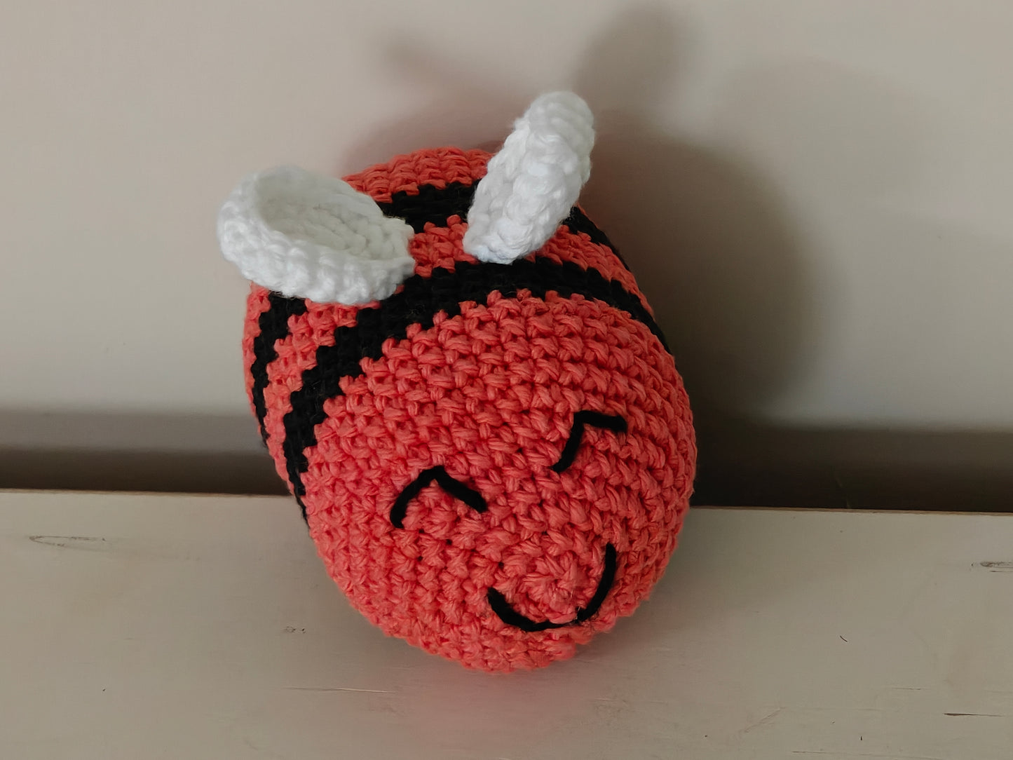 Busy Bee Crochet Amigurumi - Handmade Plush Bee Toy