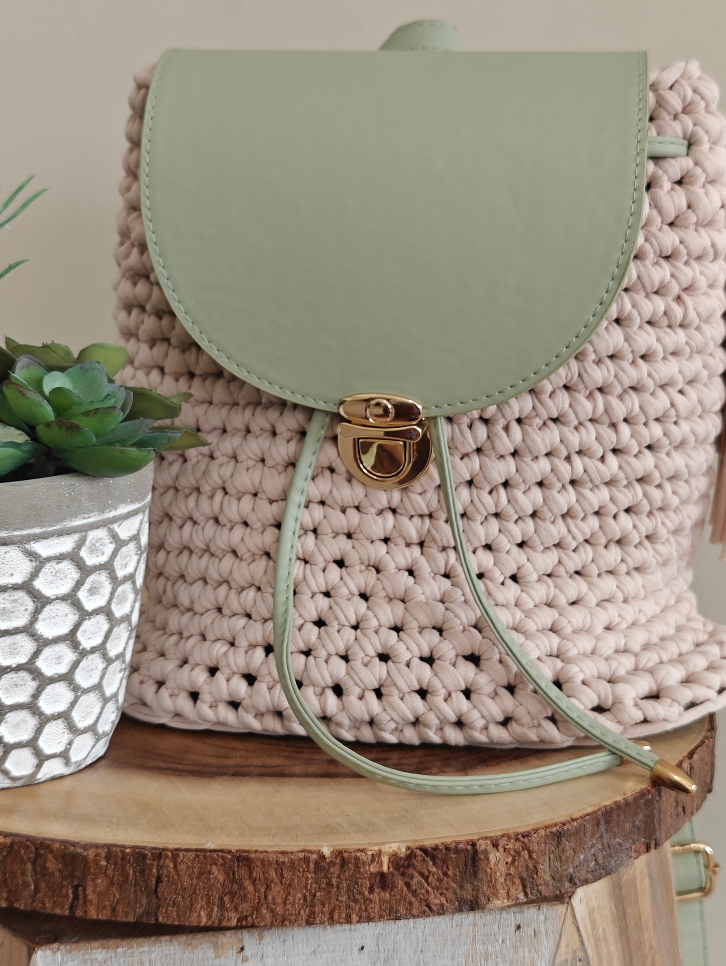 Cara Crochet Backpack