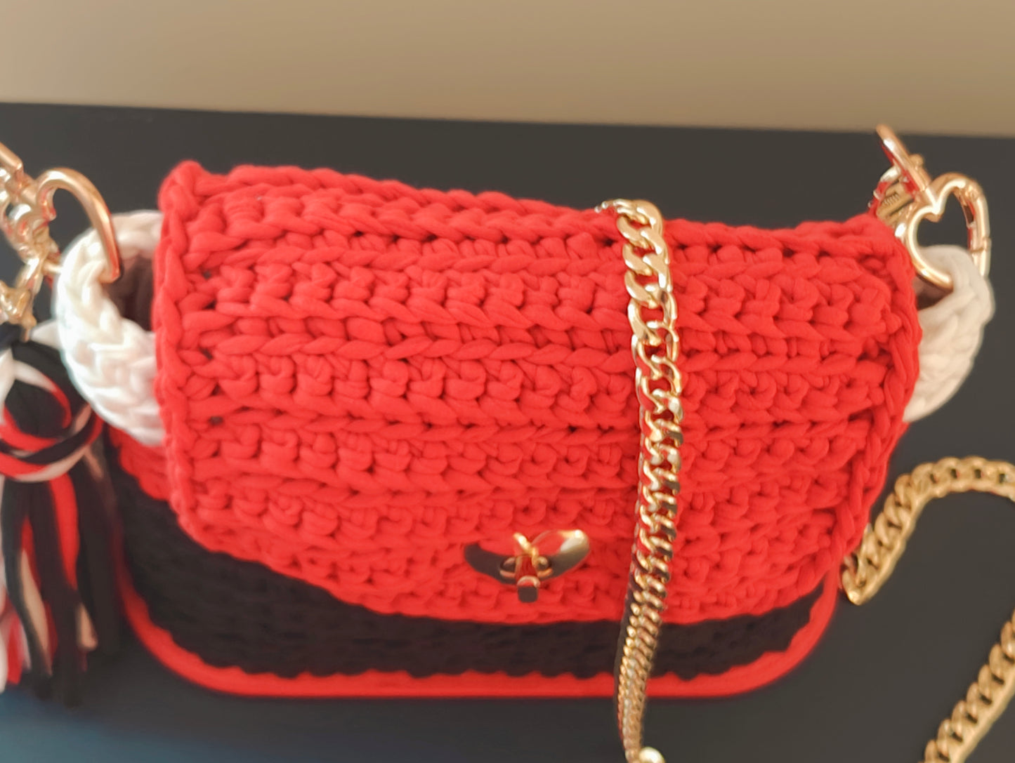 Sweetheart Crochet Bag