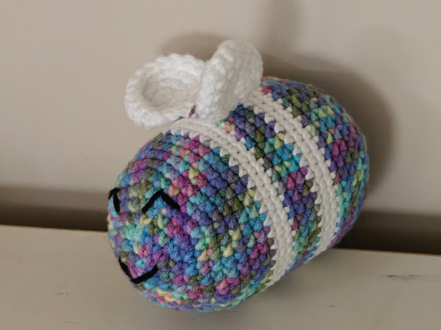 Busy Bee Crochet Amigurumi - Handmade Plush Bee Toy