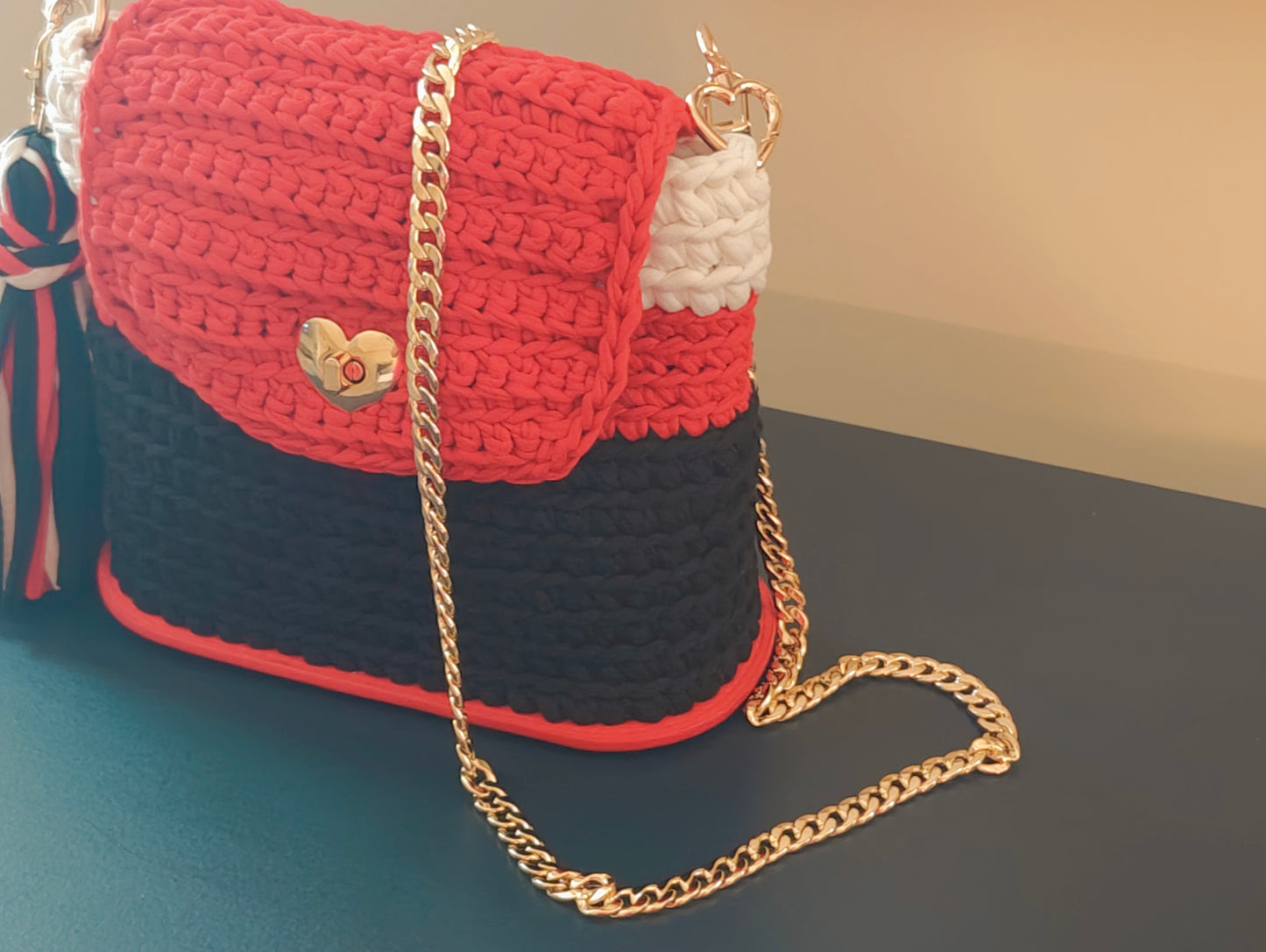 Sweetheart Crochet Bag