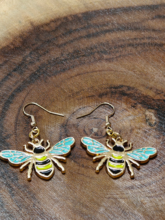 Honeybee Glow Dangle Earrings