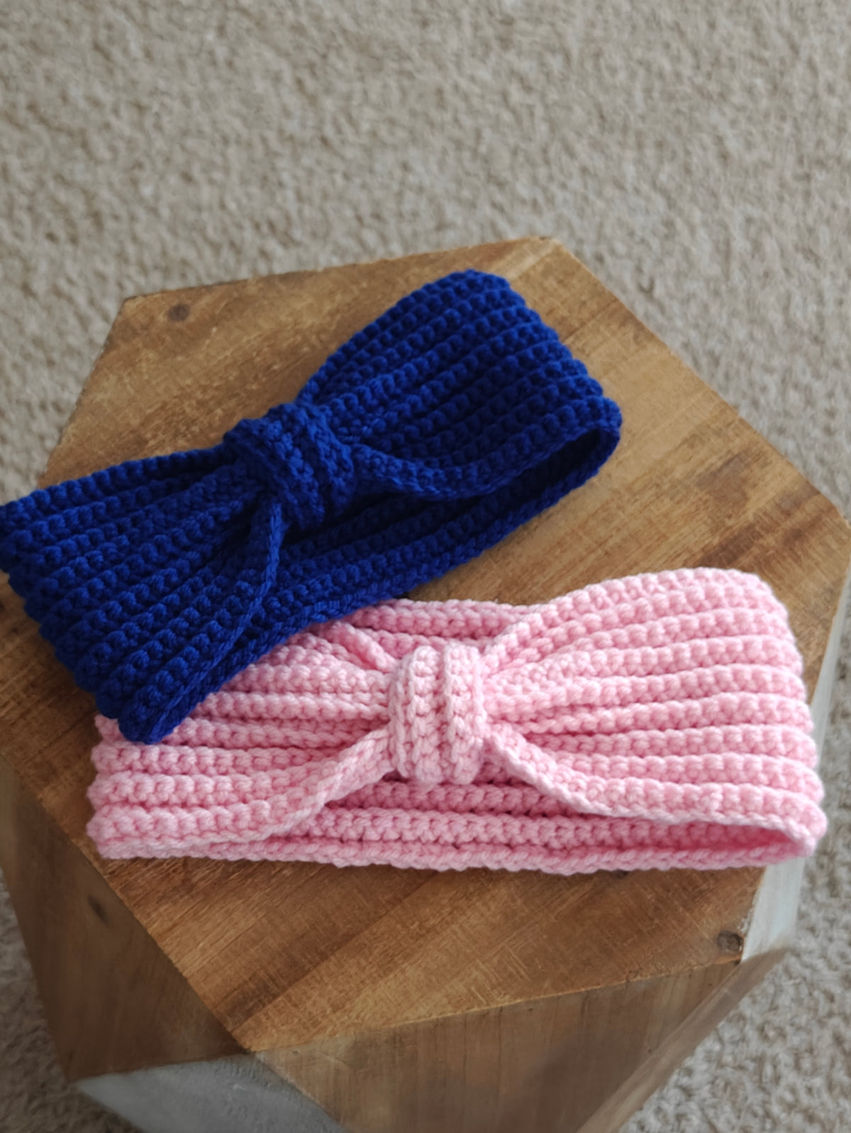Bow Tie Crochet Headband