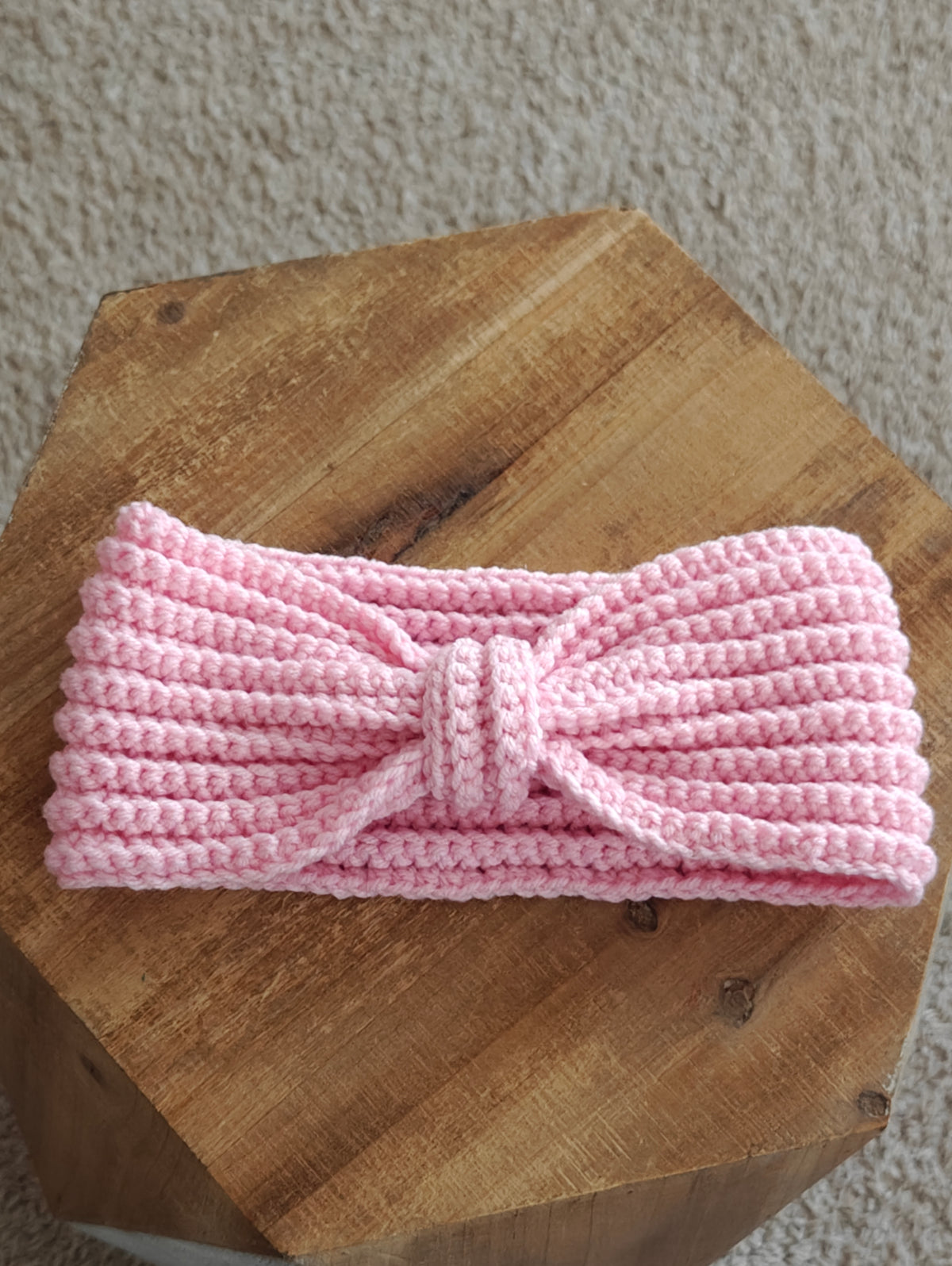 Bow Tie Crochet Headband